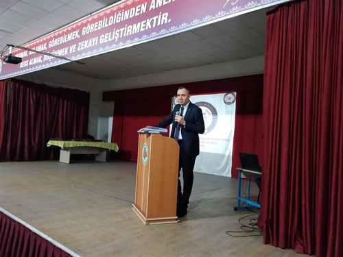 MUHTARLAR VE OKUL MÜDÜRLERİ İLE AFETZEDE İŞLEMLERİ VE SEÇİM BİLGİLENDİRME TOPLANTISI...15.03.2023
